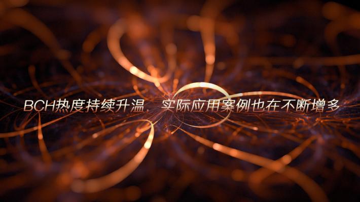 BCH熱度持續(xù)升溫，實際應用案例也在不斷增多