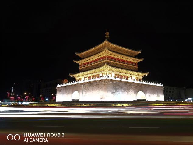 大唐古都，歷史悠久，華為nova3為你紀(jì)錄西安夜景之美