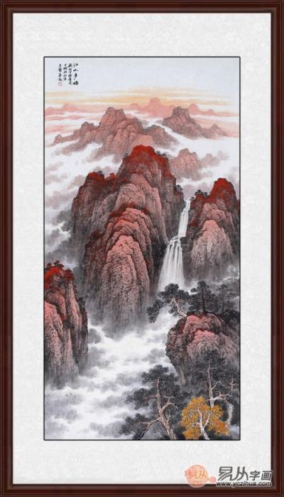玄關(guān)豎版畫(huà)掛什么好？詩(shī)情畫(huà)意的山水畫(huà)了解下！