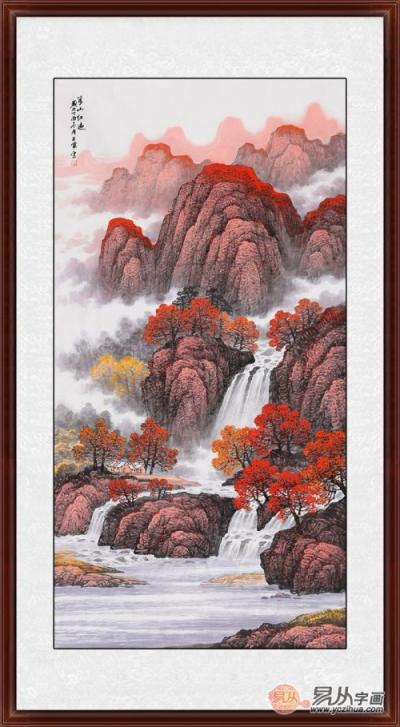 玄關(guān)豎版畫(huà)掛什么好？詩(shī)情畫(huà)意的山水畫(huà)了解下！