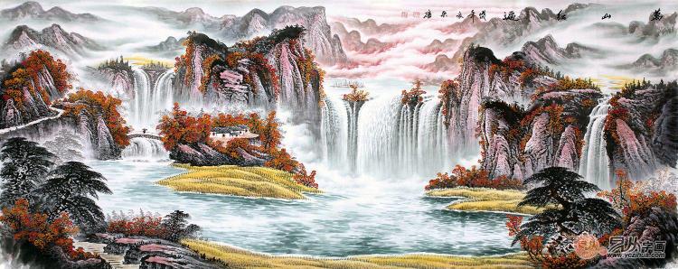 客廳沙發(fā)墻掛什么好？易從網(wǎng)名人字畫裝飾風(fēng)水順暢財運旺！