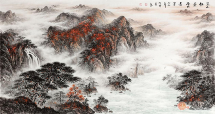 徐坤連的山水畫(huà)藝術(shù)價(jià)值淺析，帶你認(rèn)識(shí)不一樣的“粗獷”畫(huà)家