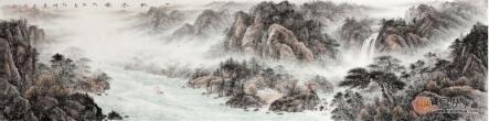徐坤連的山水畫(huà)藝術(shù)價(jià)值淺析，帶你認(rèn)識(shí)不一樣的“粗獷”畫(huà)家