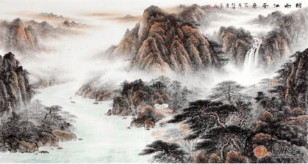 徐坤連的山水畫(huà)藝術(shù)價(jià)值淺析，帶你認(rèn)識(shí)不一樣的“粗獷”畫(huà)家
