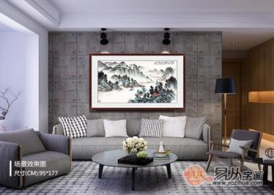 客廳墻壁掛畫圖片大全，家中的顏值全靠一幅畫！