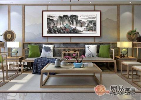 許吉爾山水畫作品如何？許吉爾國畫山水市場價格多少！