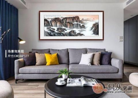 客廳沙發(fā)墻掛畫(huà)推薦！五幅山水國(guó)畫(huà)打造不同美麗的家！
