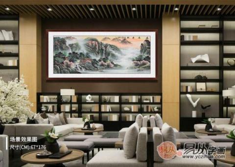客廳沙發(fā)墻掛畫(huà)推薦！五幅山水國(guó)畫(huà)打造不同美麗的家！