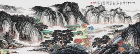 辦公室風(fēng)水掛畫？巍峨壯闊大氣山水裝飾旺財(cái)好運(yùn)來！