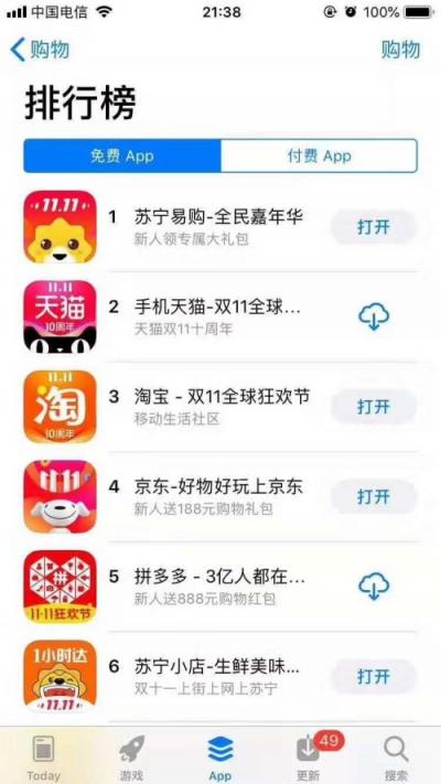 2億鄰里紅包給力！蘇寧小店APP沖擊App Store購物類下載冠軍