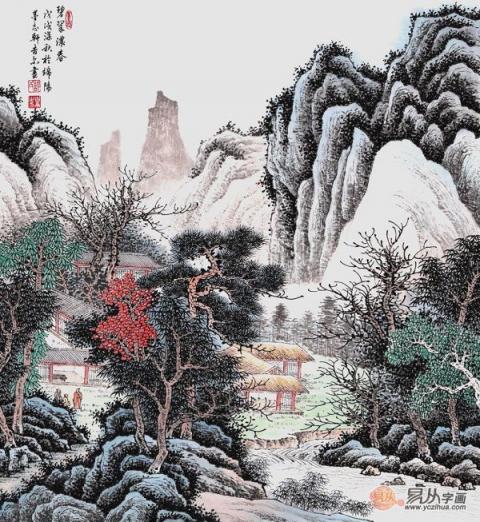 國(guó)家一級(jí)書畫師許吉爾山水賞析！領(lǐng)略自然山水景色淡泊更雅致！