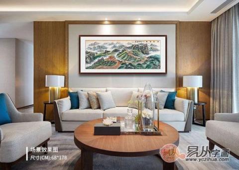 客廳藝術(shù)畫裝飾畫？宋唐國(guó)畫裝飾美景旺財(cái)好運(yùn)來(lái)！