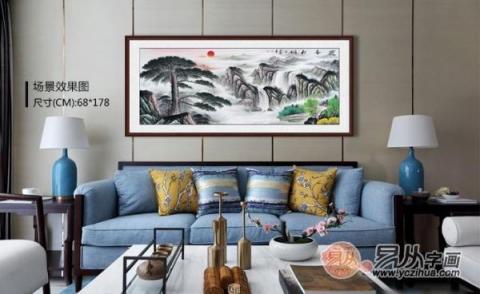 客廳藝術(shù)畫裝飾畫？宋唐國(guó)畫裝飾美景旺財(cái)好運(yùn)來(lái)！