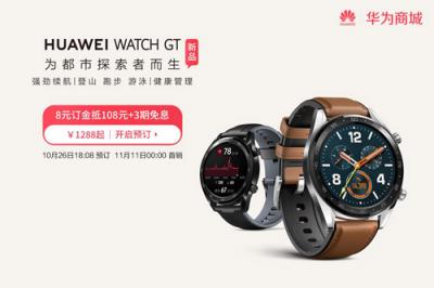 兩周續(xù)航有口皆碑 華為WATCH GT預售火爆搶眼雙11