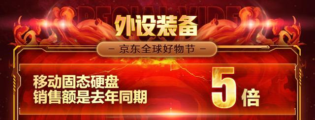 移動固態(tài)硬盤銷額是去年同期5倍， 京東11.11移動固態(tài)硬盤賣瘋了