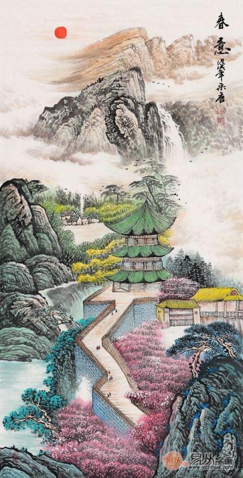 關(guān)風(fēng)水掛畫裝飾？五幅字畫裝飾美景任你選！