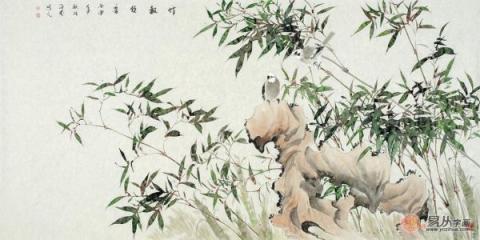 當(dāng)代花鳥畫美女作家，許芬藝術(shù)簡介
