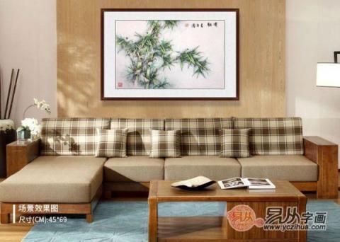 客廳沙發(fā)墻上適合掛什么畫(huà)，名家手繪真跡才是品味之選