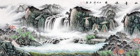 客廳裝飾掛什么畫(huà)？山水國(guó)畫(huà)裝飾旺財(cái)好運(yùn)來(lái)！
