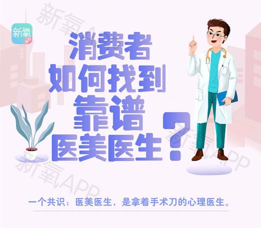 新氧發(fā)布醫(yī)美科普?qǐng)D文 教你如何找到靠譜醫(yī)美醫(yī)生