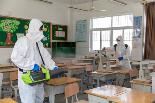 “滋滋滋” 開學季蘇寧B2B免費為校園消毒殺菌