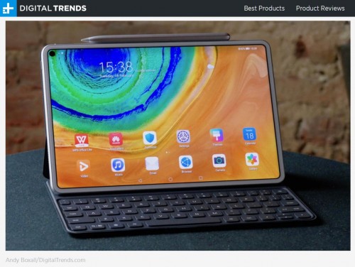 超越iPad Pro的5G 領(lǐng)導(dǎo)力，權(quán)威外媒2020年度獎項頒給華為MatePad Pro 5G