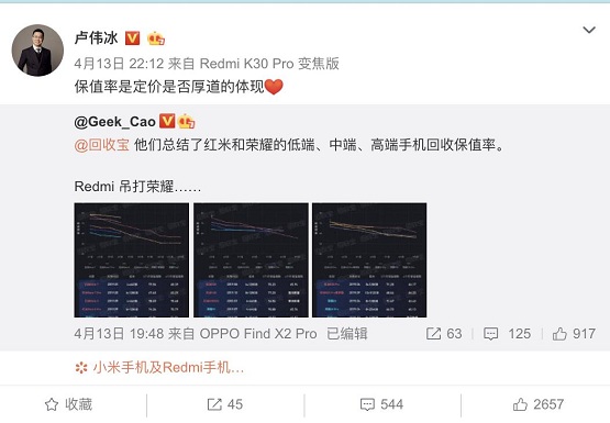 榮耀30發(fā)布會在即，回收寶發(fā)布榮耀手機保值指數(shù)，盧偉冰評榮耀不厚道