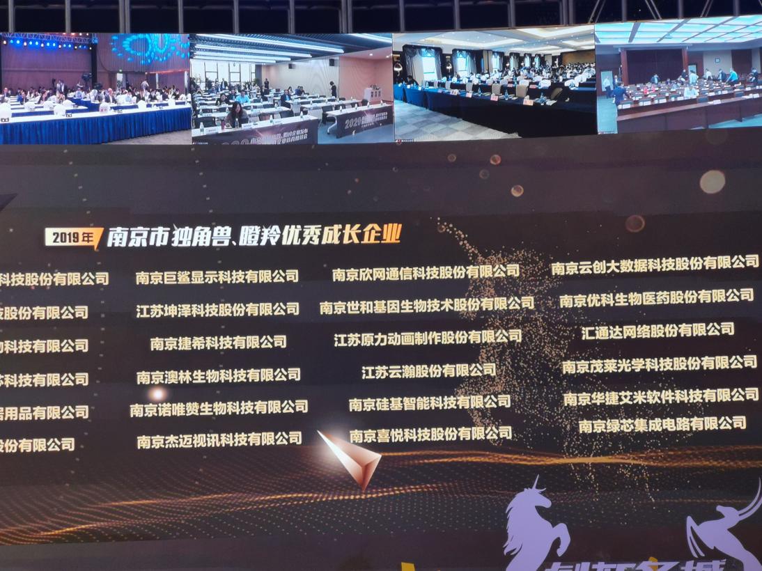 喜訊！云創(chuàng)大數(shù)據(jù)膺選“2019年南京市獨(dú)角獸瞪羚優(yōu)秀企業(yè)”！