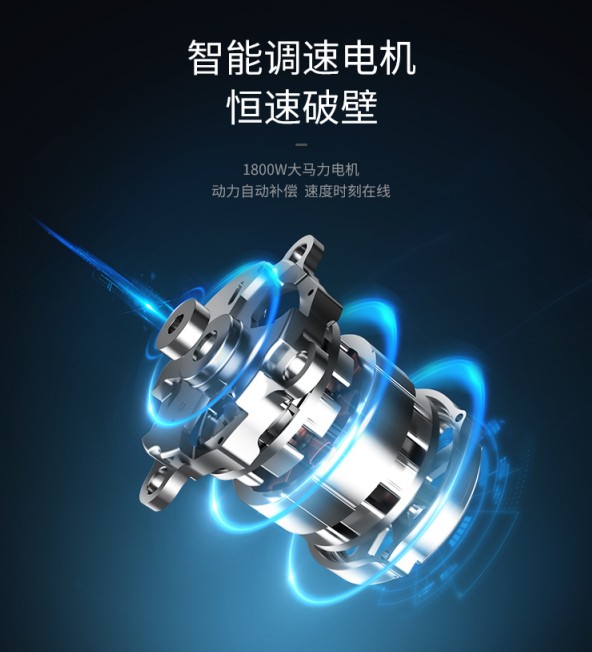 擁有無刷電機(jī)的靜音破壁機(jī) ，使用起來簡直隨心所欲