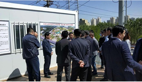 蘭州市長調(diào)研中信環(huán)境技術(shù)安寧污水處理廠改擴(kuò)建項目