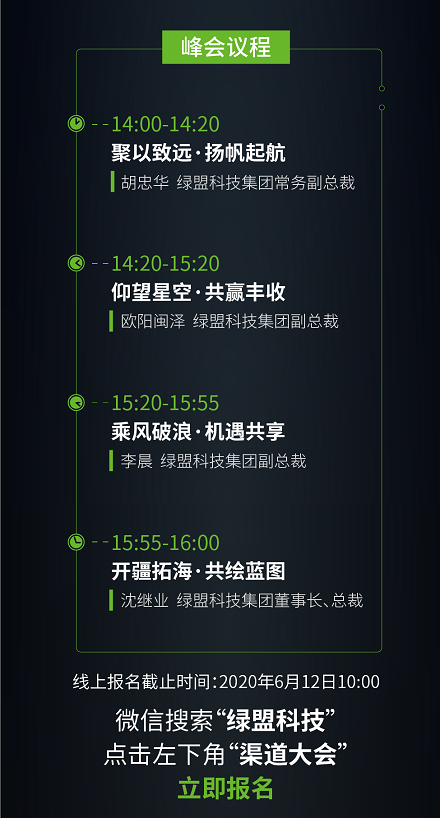 請啟封，您的綠盟科技合作伙伴云峰會邀請函已送達