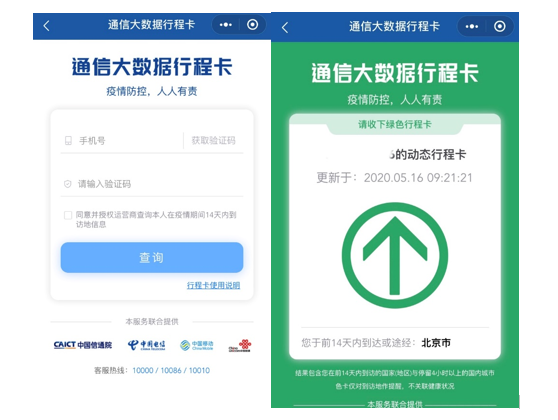 通信大數(shù)據(jù)行程卡累計(jì)查詢(xún)超12億次，UCloud優(yōu)刻得提供云技術(shù)支持