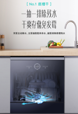 華帝干態(tài)洗碗機新款E3系列怎么樣？解析產(chǎn)品的5大賣點13個技術(shù)點