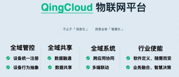 青云QingCloud正式發(fā)布物聯(lián)網(wǎng)與邊緣計算兩大平臺，全面賦能新基建產(chǎn)業(yè)智能化