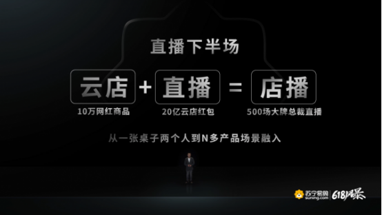 618蘇寧易購(gòu)云店頻道上線，店播發(fā)20億元直播紅包