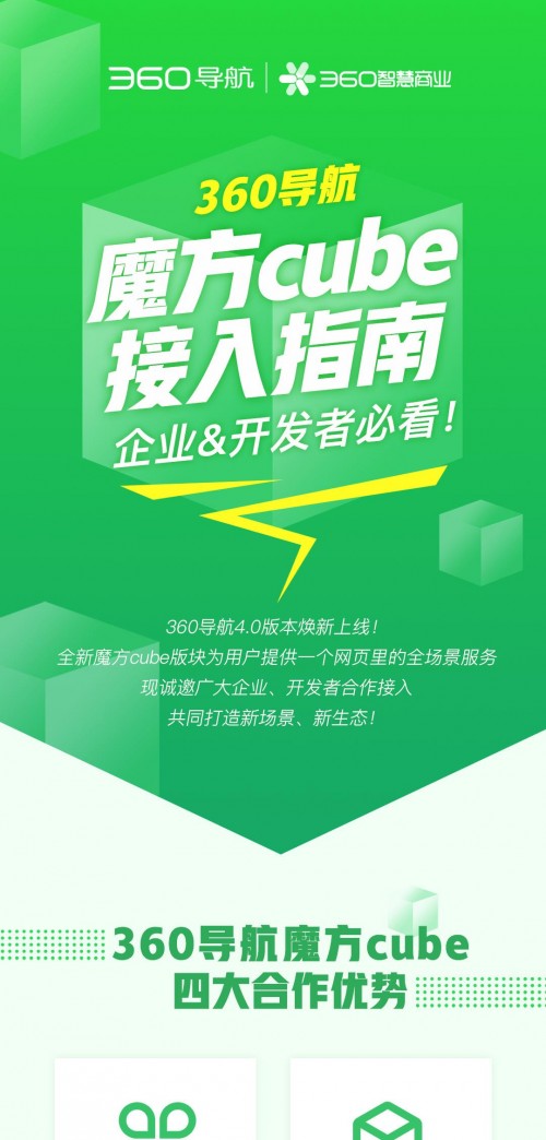 360導(dǎo)航魔方cube誠邀廣大企業(yè)合作！