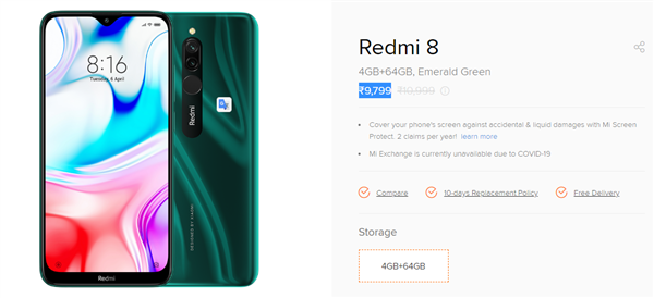 國外越賣越貴！Redmi 8系列售價(jià)在印度四連漲：漲幅超20%