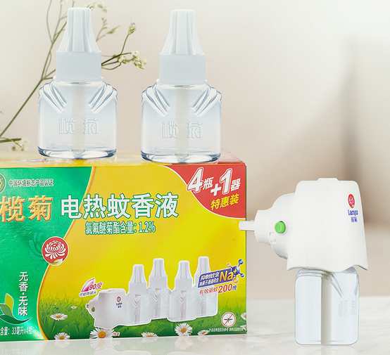 暴雨侵襲或?qū)е挛米哟罅孔躺?，安全高效?qū)蚊選用欖菊電熱蚊香液
