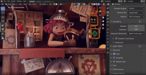 Blender讓渲染更高效，RTX Studio帶來全新創(chuàng)作體驗(yàn)
