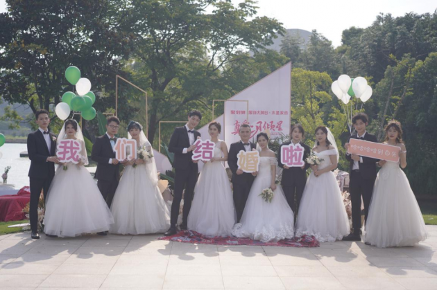疫情后的集體婚禮，是水星家紡對(duì)員工的關(guān)懷