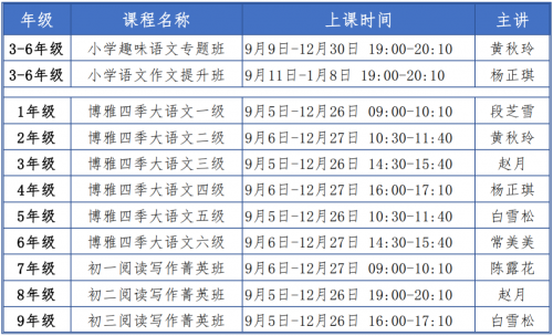 9月開(kāi)學(xué)季，讀書(shū)郎雙師直播課《秋季班》助力新學(xué)期
