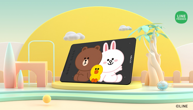 XP-PEN與LINE FRIENDS達成戰(zhàn)略合作， 用科技+時尚對話年輕消費者