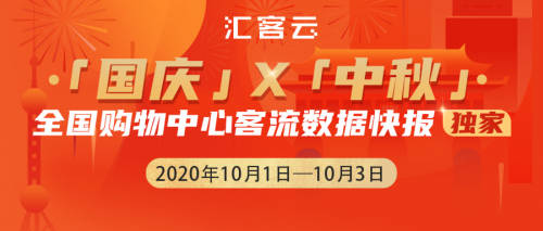 3.05億人次！匯客云帶你搶看國慶前三日全國購物中心真實客流