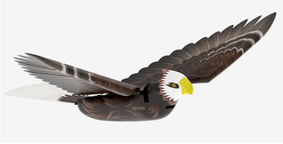 漢王仿生撲翼鳥Go Go Bird1000亮相上海玩博會，與萌娃共享仿生AI盛宴！