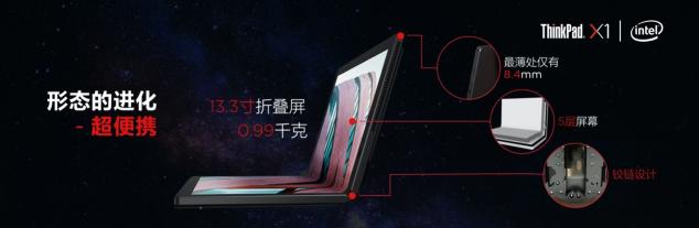 采用混合技術(shù)的英特爾酷睿處理器，打造5G折疊屏筆記本電腦X1 Fold