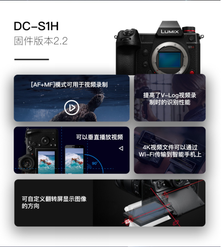 持續(xù)提升用戶體驗!松下S系、G系無反微單相機固件升級