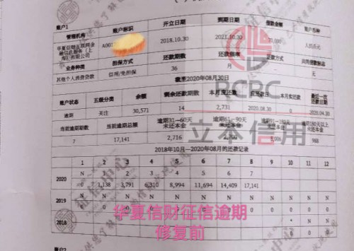 華夏信財上征信，揭秘消除征信逾期不良記錄的方法