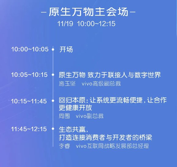 vivo開發(fā)者大會(huì)曝光匯總，各大會(huì)場信息都在這里了！