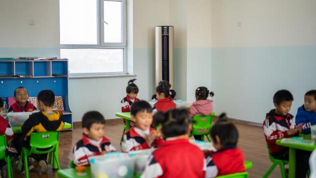 青海斜溝鄉(xiāng)幼兒園：入冬用上Leader空調(diào)，20分鐘達(dá)到22℃