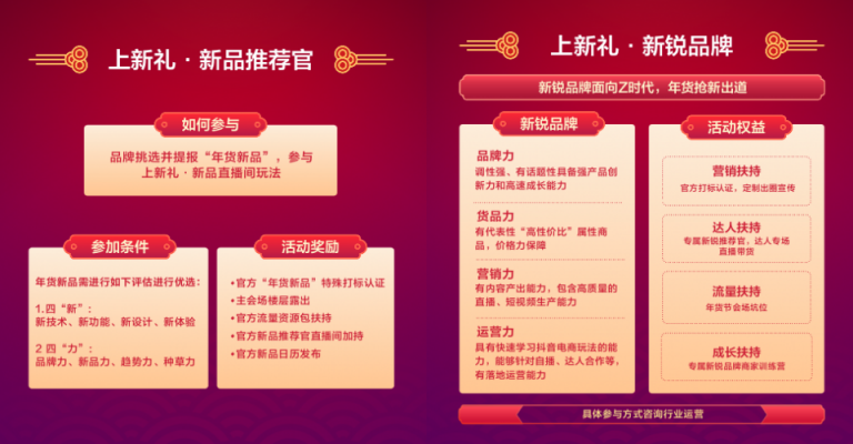 抖音年貨節(jié)商家報名通道開啟，招商大會釋放關(guān)鍵玩法